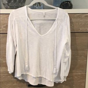 White over sized Cotten shirt